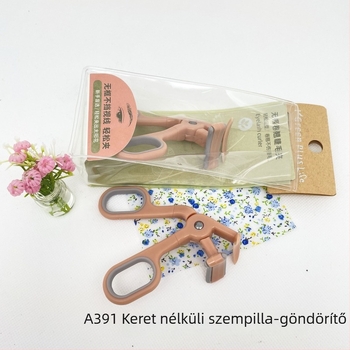 Keret nélküli szempilla göndörítő, természetes görbülettel, hordozható napraforgó mintázatú eszköz