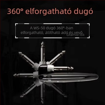 WS50 Vezeték nélküli adó–vevő fa elektromos gitárhoz Bluetooth-kapcsolattal