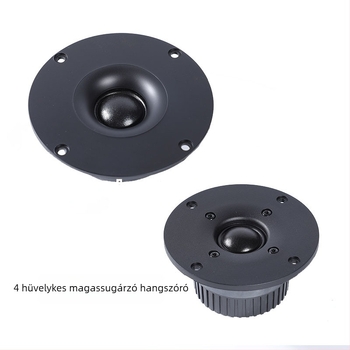 4 hüvelykes selyem-diaphragmás tweeter, Hi-Fi hangfal-egység könyvespolcra vagy álló hangfalhoz, antimagnetikus
