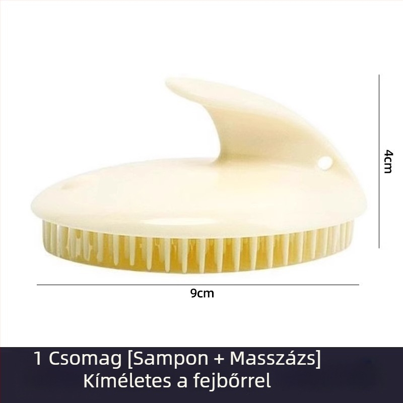 Akupressziós masszázs fésű otthoni hajápoláshoz, hajkefe és fejbőr masszírozó