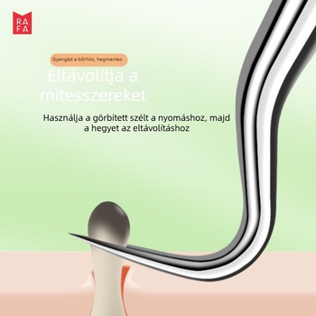 Rafa Beauty akne tű és sejtklipek készlet – rozsdamentes acél LS19338