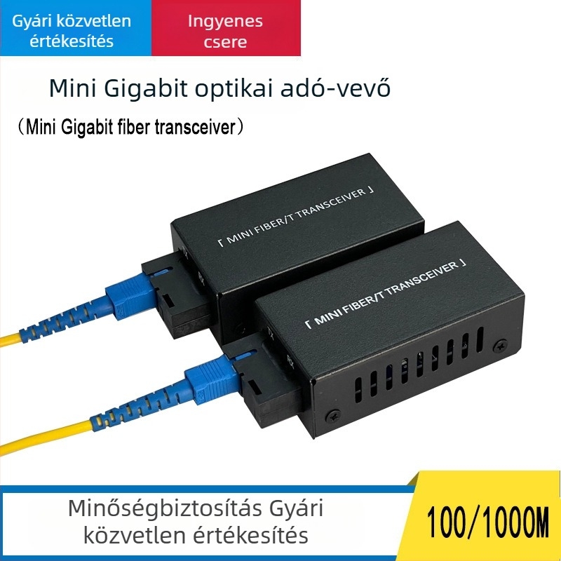 Mini gigabites monomódusú optikai transzceiver SC csatlakozóval