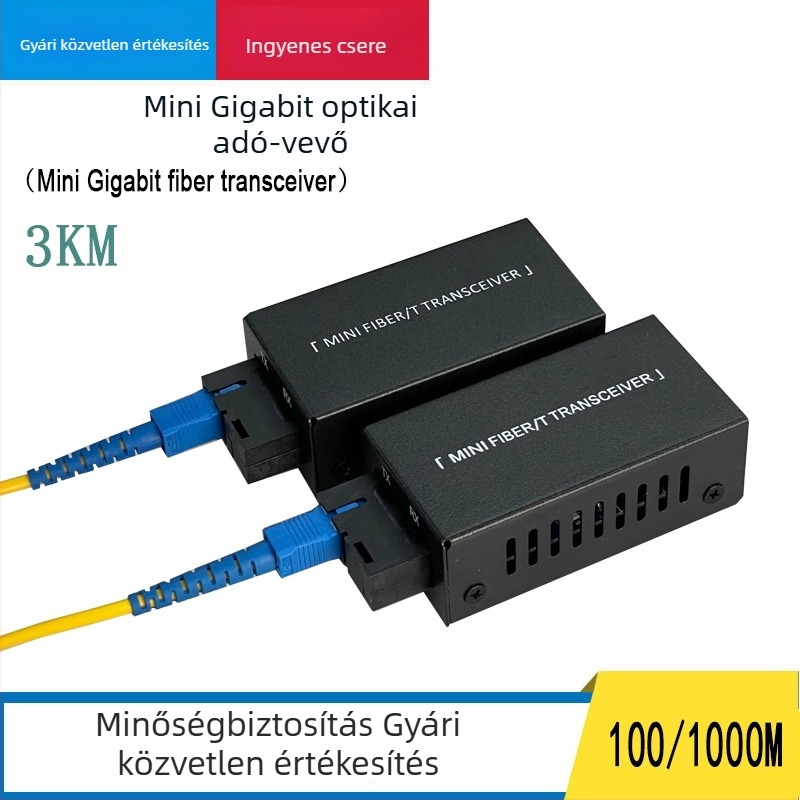 Mini gigabites monomódusú optikai transzceiver SC csatlakozóval