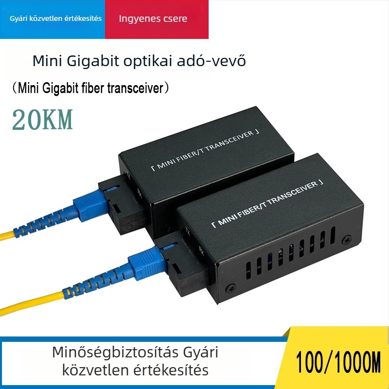 Mini gigabites monomódusú optikai transzceiver SC csatlakozóval