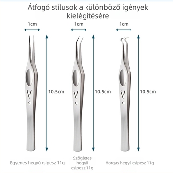 Zhongwei rozsdamentes acél akne eszközök készlet – akne csipeszek, akne tűk, mitesszer-tűk, magas precíziós testreszabható készlet