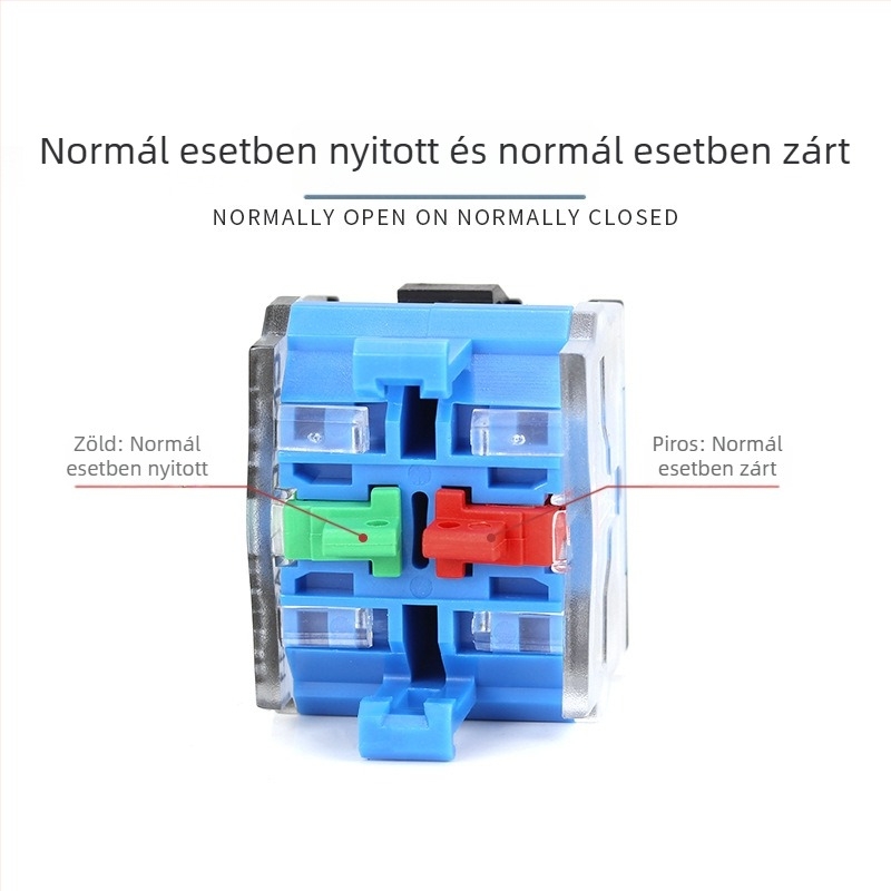 CNTD CLA38-11S40C-R vészleállító gomb, önzáró, 40 mm
