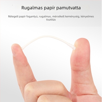 Nabobe dupla végű pamutpálcikák sminkeléshez, bambusz- és fa pálcikákkal