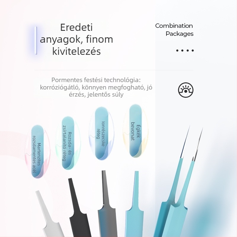 Allsmile rozsdamentes acélú akne eszközök, 4 darabos készlet