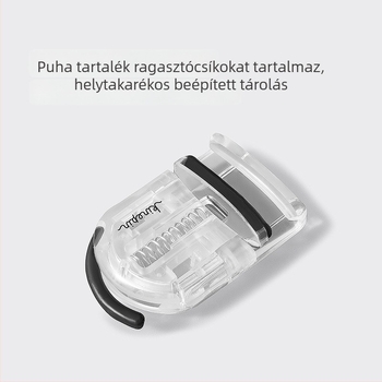 Hordozható mini szempilla göndörítő cserélhető szilikon párnával