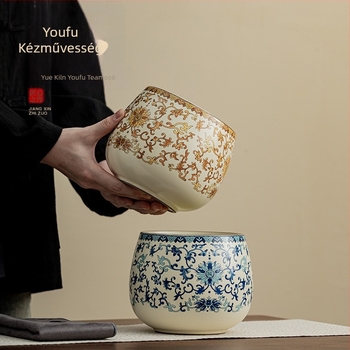 Kerámia tea-maradék tároló, 1500 ml, modern minimalist dizájn