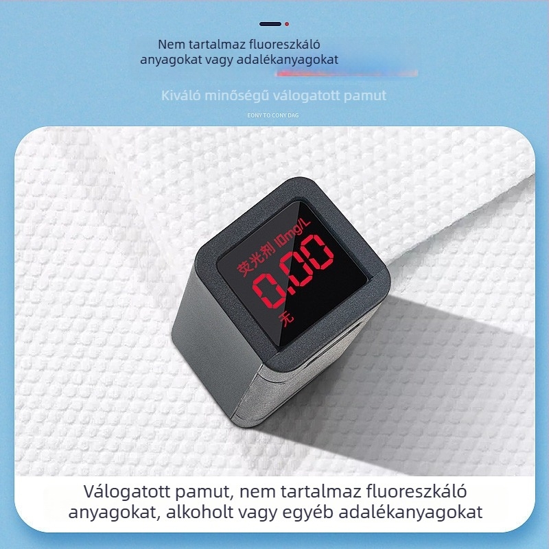 Vékony nem szőtt pamut korongok szemöldök tetováláshoz, nedves arc-kompresszió és sminklemosás, szalonminőség arcpadok, 1 200 db