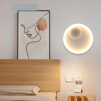 Ágy melletti falikar, modern minimál stílusú LED-lámpa, alkalmas előszobára és nappalira