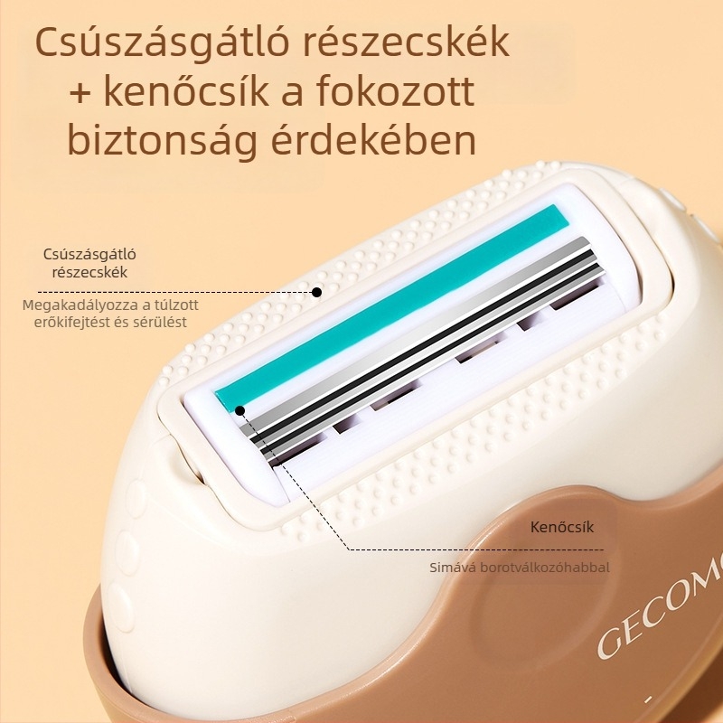 GECOMO hordozható szőrszál-eltávolító eszköz nőknek csavaros kupakkal, karcolásmentes kialakítás, szemöldökformázó eszköz, precíz kozmetikai eszközök