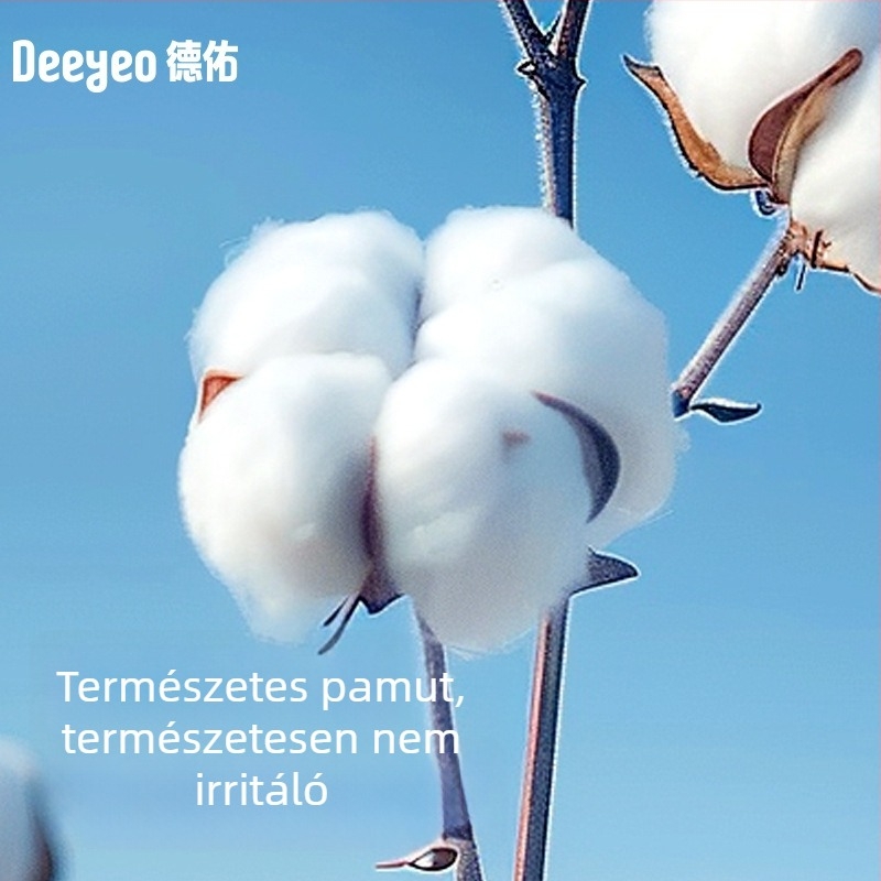 Deyou 100% pamut arc tisztító törlőkendő, egyetlen használatra, vastagabb és nagyobb