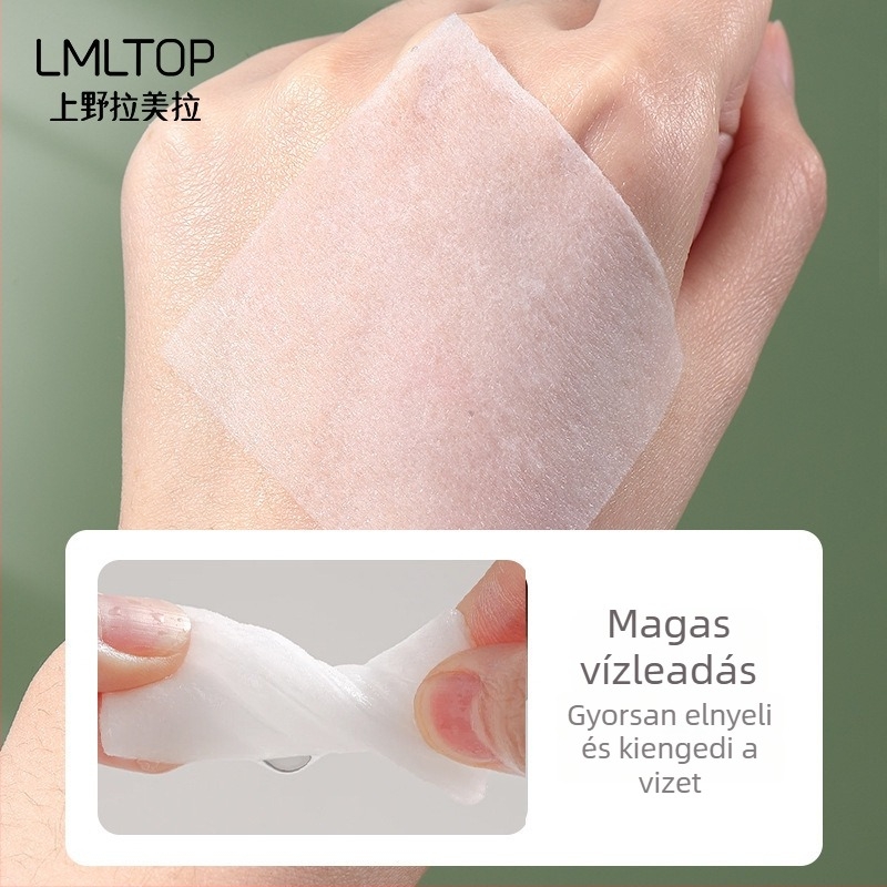 Lmltop Puha, bőrtbarát sminkvatták – könnyűek és lélegzőek, arcápoláshoz a smink felvitelek előtt, víztakarékos, többfunkciós sminkvatták