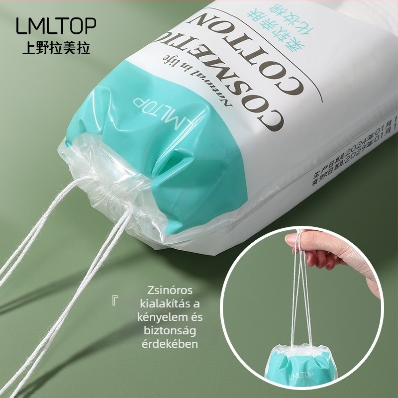 Lmltop Puha, bőrtbarát sminkvatták – könnyűek és lélegzőek, arcápoláshoz a smink felvitelek előtt, víztakarékos, többfunkciós sminkvatták