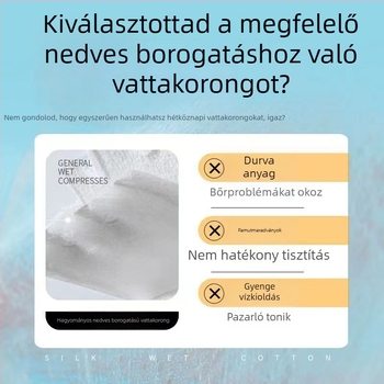 Nyúló Tencel nedves pamut kendő sminklemosáshoz, egyszer használatos, kozmetikai szalonhoz