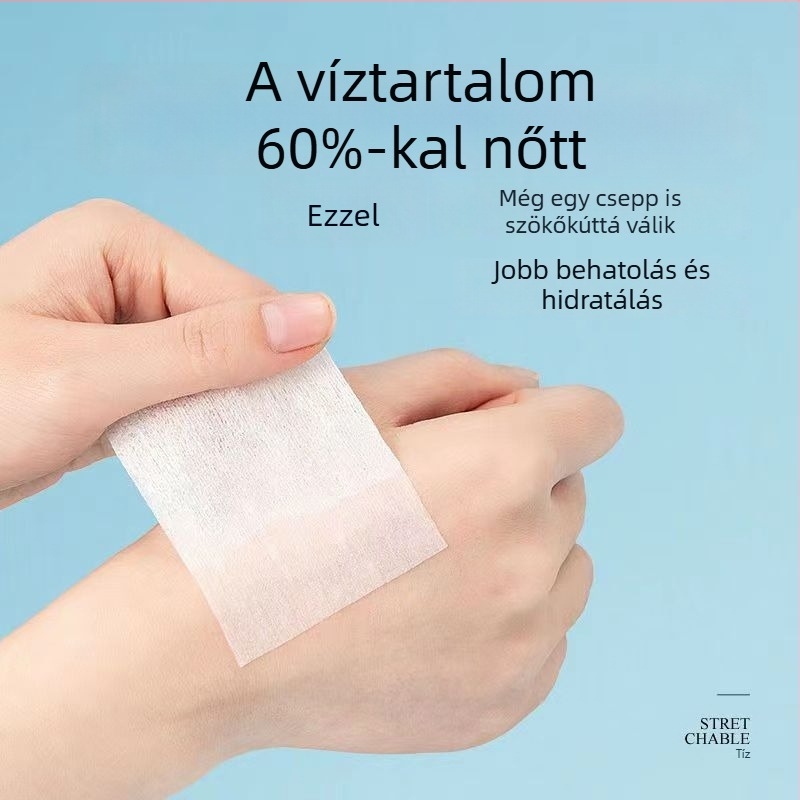 Nyúló Tencel nedves pamut kendő sminklemosáshoz, egyszer használatos, kozmetikai szalonhoz