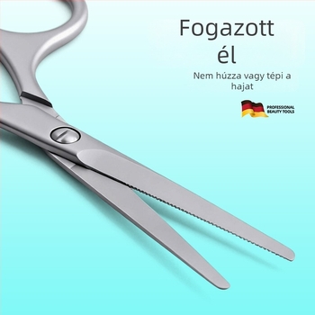 Fogas orrszőr olló, kézi orrszőr-trimmer kör fejjel, kis olló szemöldökhöz és orrlyukakhoz