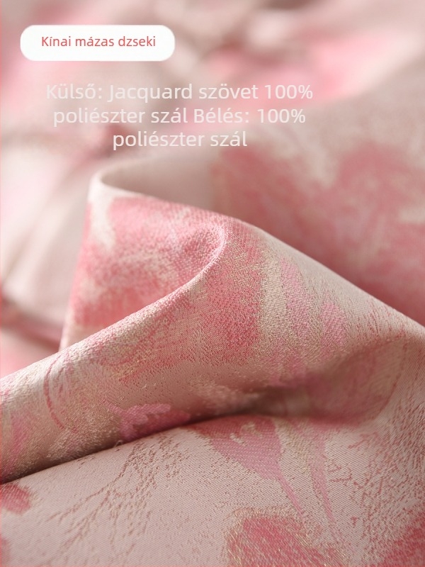 Női kínai stílusú szatén Jacquard dzseki, 2025-ös ősz, virágos retro dizájn