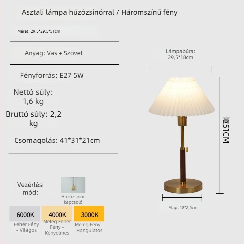 Skandináv stílusú plisírozott állólámpa textile árnyékkal, nappaliba és hálószobába – elegáns dekoratív világítás