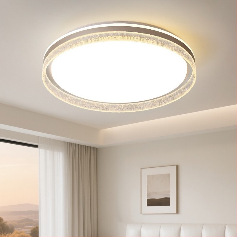 Új 2025-ös LED mennyezeti lámpa, téglalap alakú, nappaliba és hálószobába, minimalist modern stílus, szemkímélő lámpa