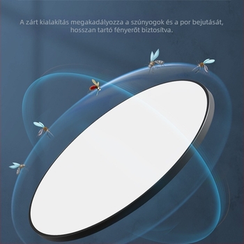Yufu LED ultra vékony kör alakú mennyezeti lámpa - vízálló fürdőszobába, erkélyre, hálószobába, konyhába és folyosóra