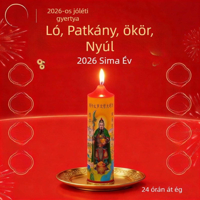 2026 Áldásos gyertyás lámpa – General Wen Zhe