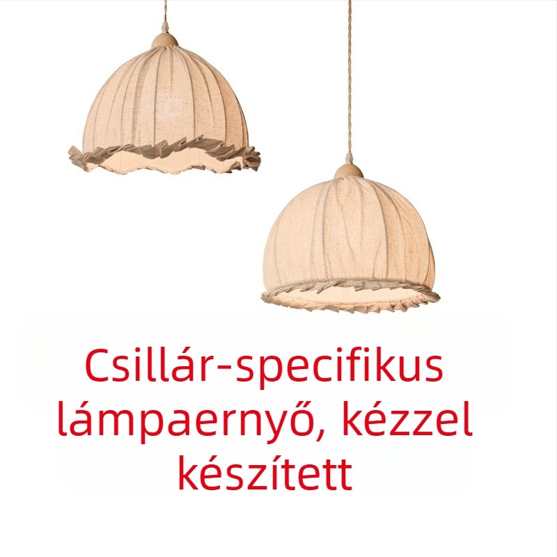 Kreatív, ipari stílusú, retro nosztalgikus lámpabúra lenvászonból és kenderzsinórból, függő lámpa étkezőhöz és otthonhoz