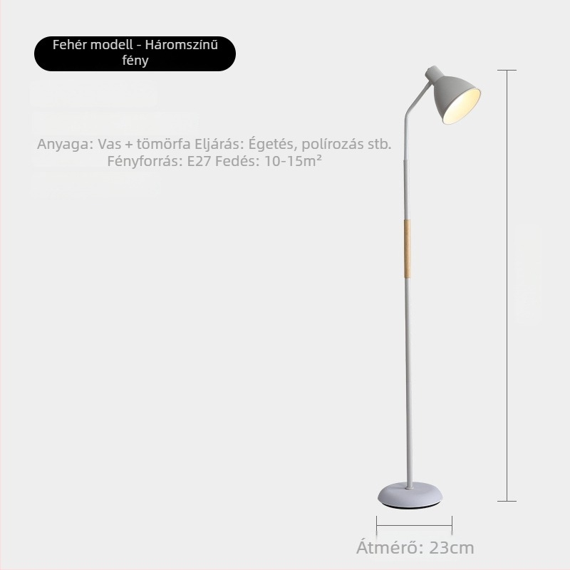 LED állólámpa nappaliba, hálószobába és irodába — Ins-stílusú hangulatvilágítás az ágy mellett