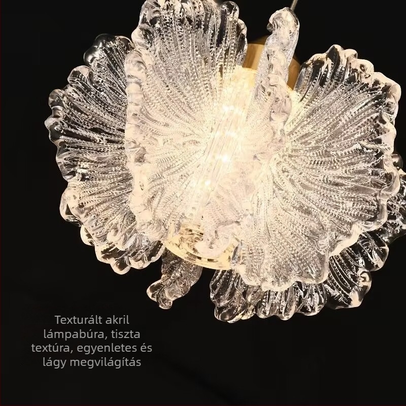 Francia stílusú luxus függőlámpa nappaliba, étkezőbe és bárba, hálószobába és dolgozószobába — modern hosszú LED függőlámpa, lépcsővilágítással