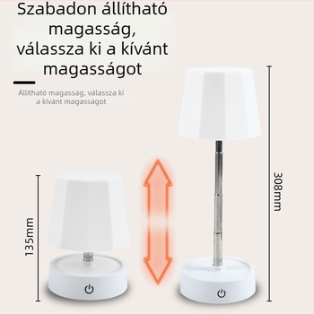 Új modell szemvédő asztali lámpa, kettős használatú, LED éjszakai fény és összecsukható olvasólámpa diákszobához