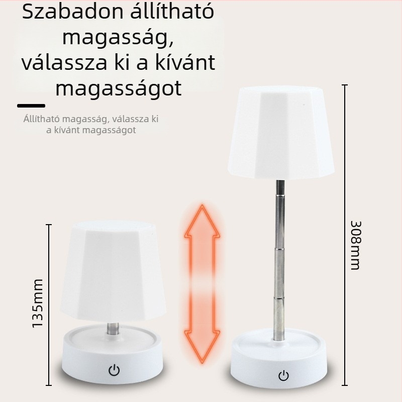 Új modell szemvédő asztali lámpa, kettős használatú, LED éjszakai fény és összecsukható olvasólámpa diákszobához