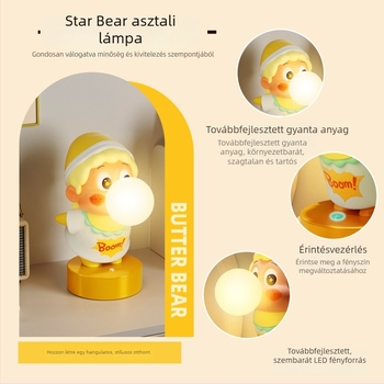 Star Man éjszakai lámpa díszfigura csillagos motívummal, szemkímélő ambient fény a hálószobában és az íróasztalon, ajándék a legjobb barátnak