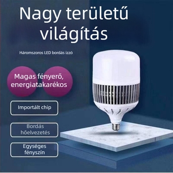 LED-lámpa otthonra, E27-es nagy foglalat, ultra fényes, szemvédő, energiatakarékos világítás