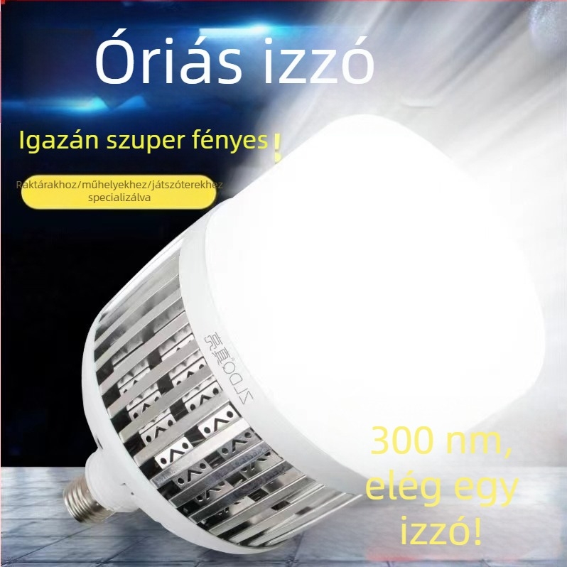 LED-lámpa otthonra, E27-es nagy foglalat, ultra fényes, szemvédő, energiatakarékos világítás