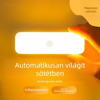 Automatikus ultra-fényes éjszakai lámpa vécéhez, folyosókhoz és kollégiumokhoz mozgásérzékelővel, USB-tápellátású