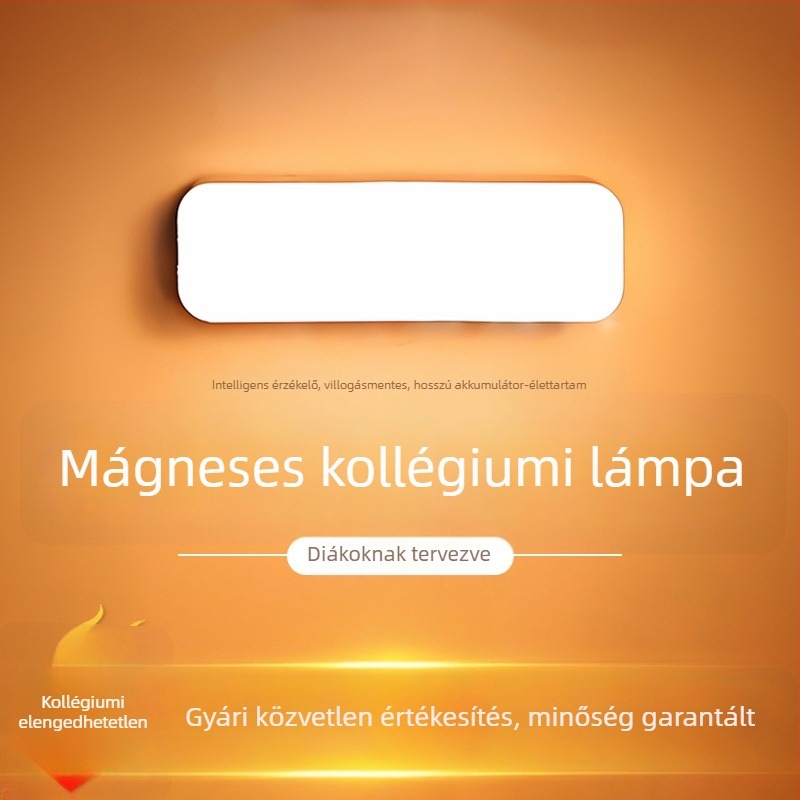 Automatikus ultra-fényes éjszakai lámpa vécéhez, folyosókhoz és kollégiumokhoz mozgásérzékelővel, USB-tápellátású