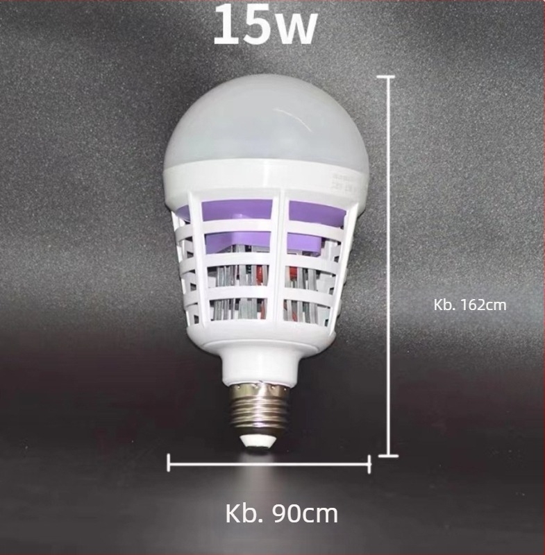 LED szúnyogriasztó izzó, E27-es foglalattal – kettős használat: világítás és fizikai védelem otthonra