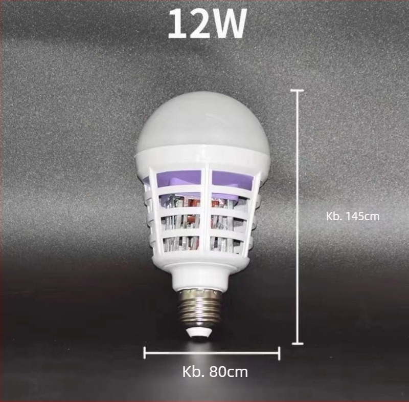 LED szúnyogriasztó izzó, E27-es foglalattal – kettős használat: világítás és fizikai védelem otthonra