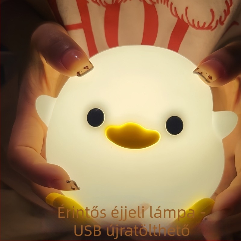 Új Doudou Duck – szemvédő éjjeli lámpa érintéses kapcsolóval, USB-töltéssel, rendkívül hosszú üzemidő, környezeti megvilágítás