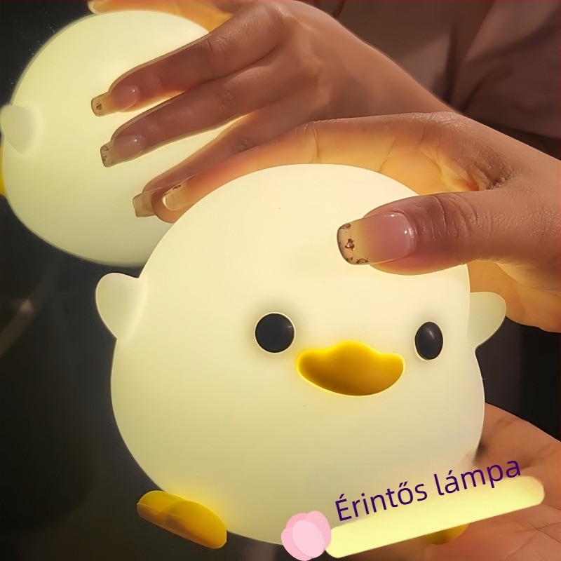 Új Doudou Duck – szemvédő éjjeli lámpa érintéses kapcsolóval, USB-töltéssel, rendkívül hosszú üzemidő, környezeti megvilágítás