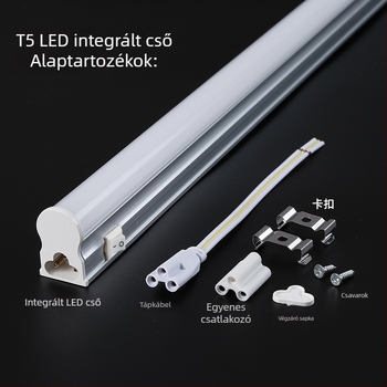 T5 LED integrált fluoreszcens cső tartóval és kapcsolóval