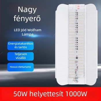 Kültéri LED reflektor építkezéshez, rendkívül fényes, IP65 vízálló, 144 LED, 20000 lm