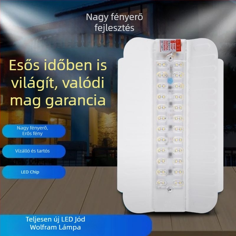 Kültéri LED reflektor építkezéshez, rendkívül fényes, IP65 vízálló, 144 LED, 20000 lm