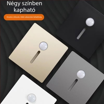 86 mm-es beépített LED világítás mozgásérzékelővel, folyosóra és lépcsőre – éjjeli fény otthonhoz