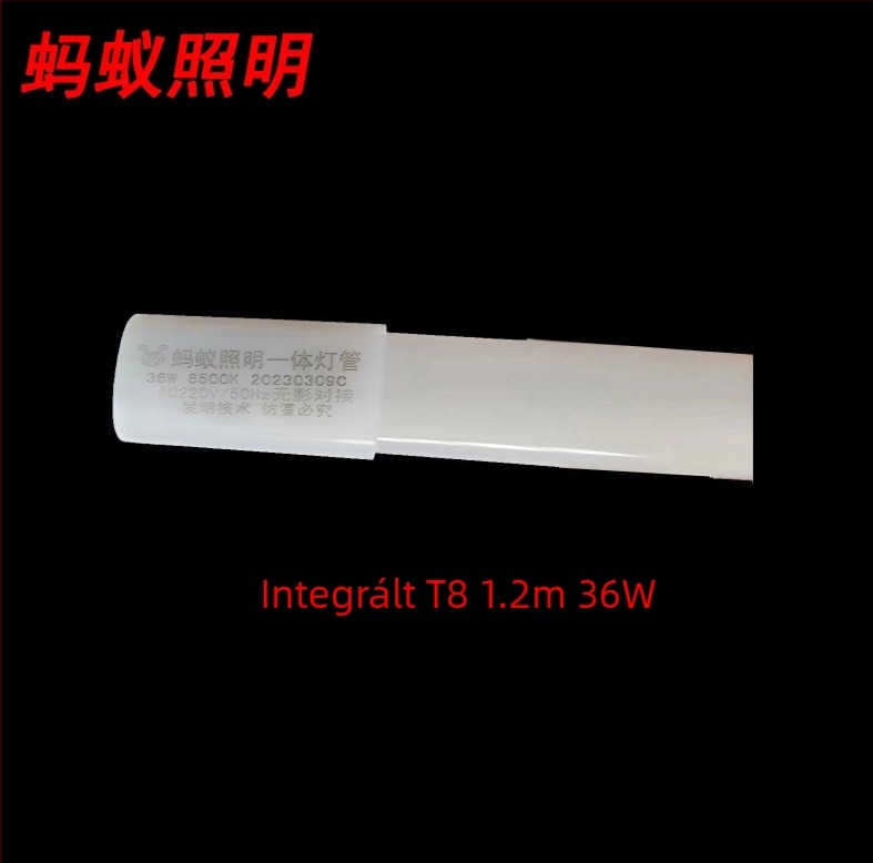 Ant Lighting LED T8 cső – vibrálásmentes, szemvédő, energiatakarékos, 1,2 m, 36 W, integrált