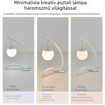 Skandináv szemvédő asztali lámpa, éjszakai fény, modern minimalista hangulatvilág hálószobába