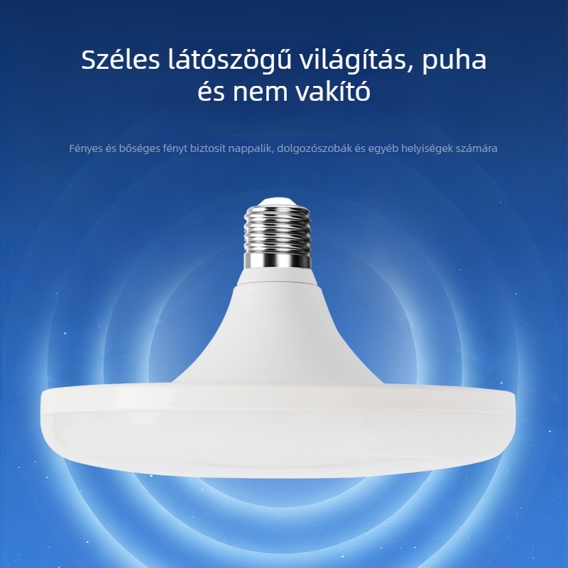 Teljes spektrumú LED UFO lámpa, három színhőmérséklet, nagy fényerő, energiatakarékos, szemkímélő, mennyezet-lámpa E27-es foglalattal