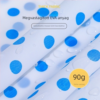 Hosszú esőköpeny poncsó gyerekeknek, EVA anyagból, pöttyös mintával, egy darabból álló, újrahasználható, iskolára, átlátszó, divatos